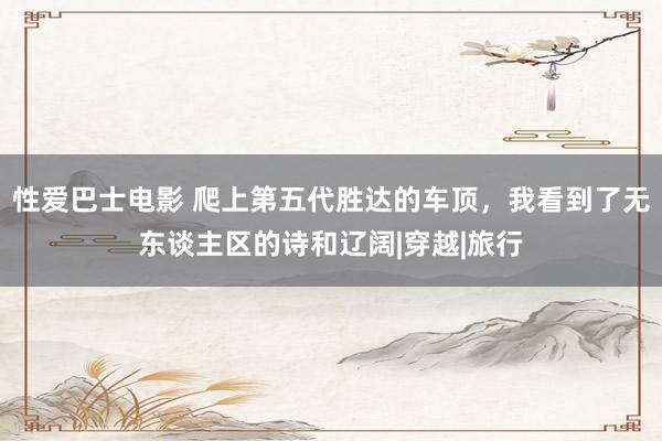 性爱巴士电影 爬上第五代胜达的车顶，我看到了无东谈主区的诗和辽阔|穿越|旅行